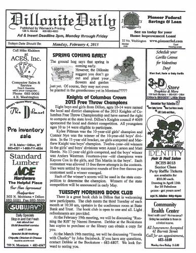 Monday, February 4, 2013