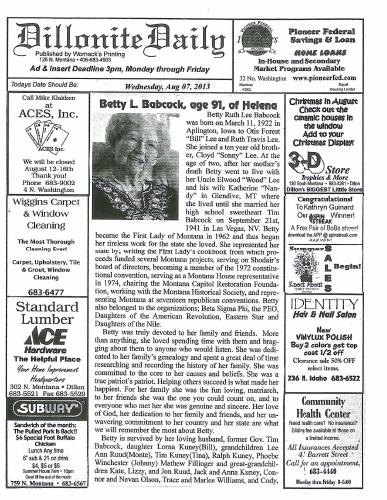Wednesday, August 7, 2013