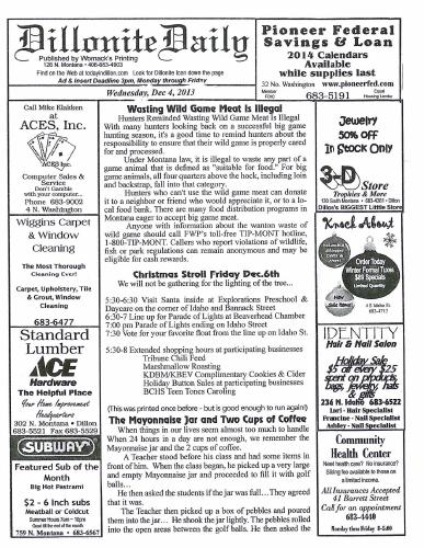 Wednesday, December 4, 2013