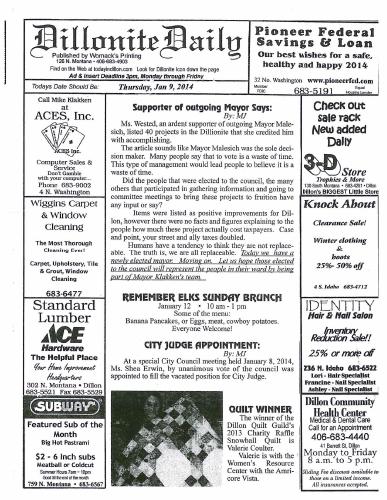 Thursday, January 9, 2014