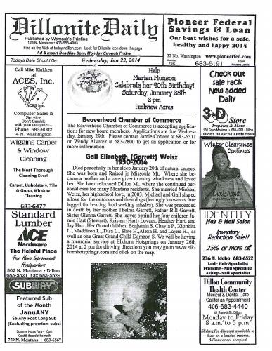 Wednesday, January 22, 2014