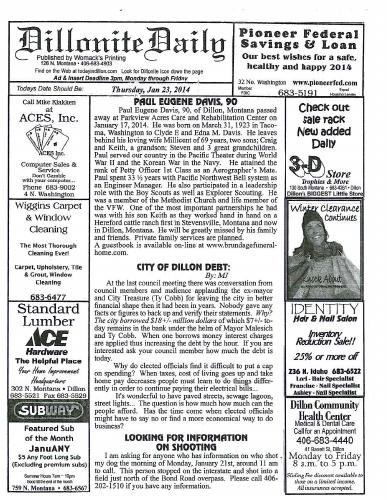 Thursday, January 23, 2014