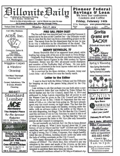 Monday, February 17, 2014