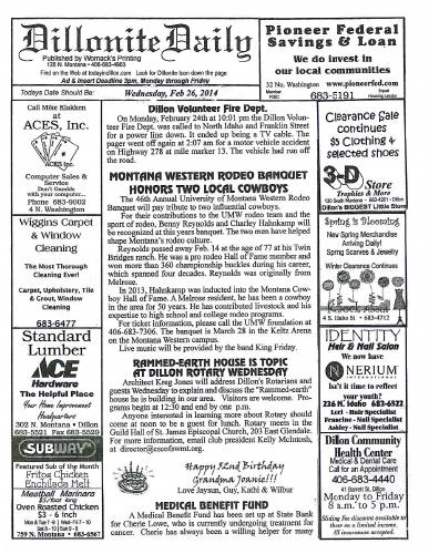 Wednesday, February 26, 2014