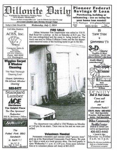 Wednesday, July 2, 2014