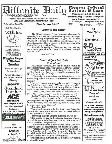 Thursday, July 3, 2014