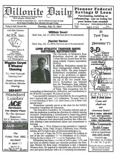 Tuesday, July 15, 2014