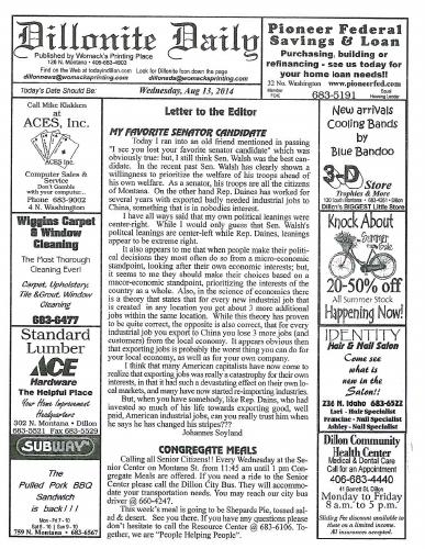 Wednesday, August 13, 2014