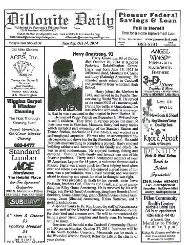 Tuesday, October 14, 2014