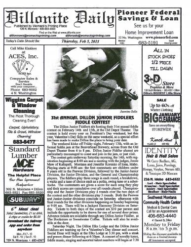 Thursday, February 5, 2015