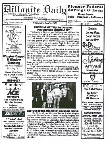 Wednesday, April 1, 2015