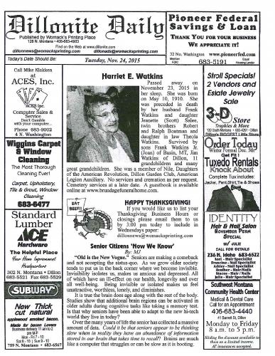 Tuesday, November 24, 2015