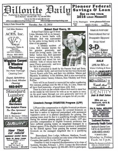 Tuesday, January 12, 2016