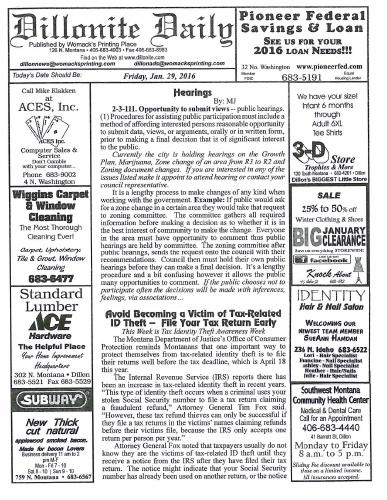 Friday, January 29, 2016