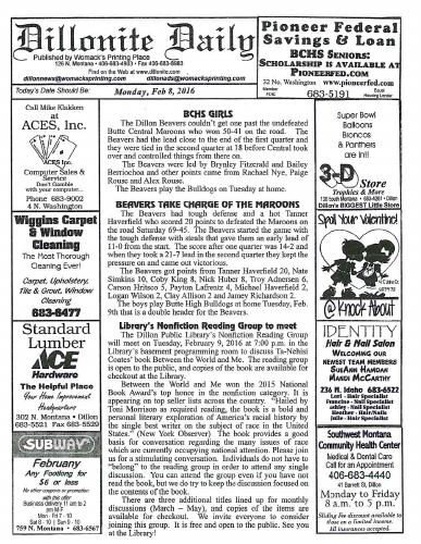 Monday, February 8, 2016