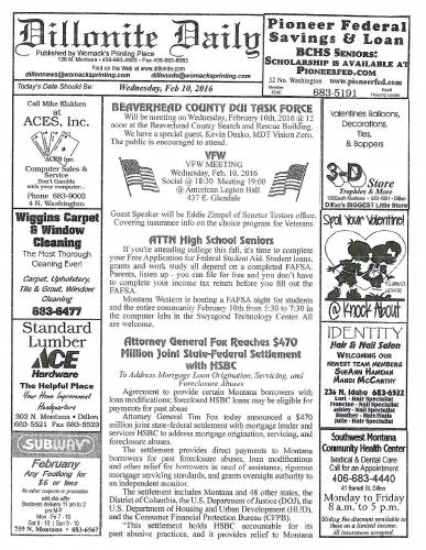 Wednesday, February 10, 2016