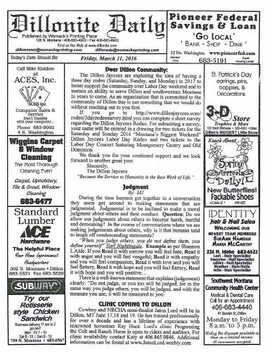 Friday, March 11, 2016