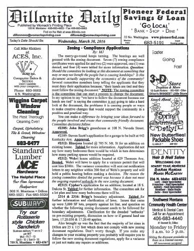 Wednesday, March 30, 2016