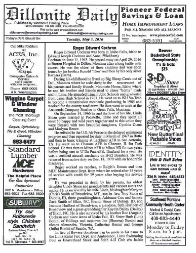 Tuesday, May 3, 2016