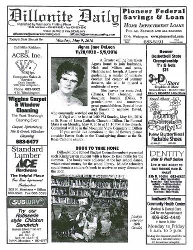 Monday, May 9, 2016