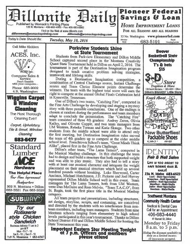 Tuesday, May 10, 2016