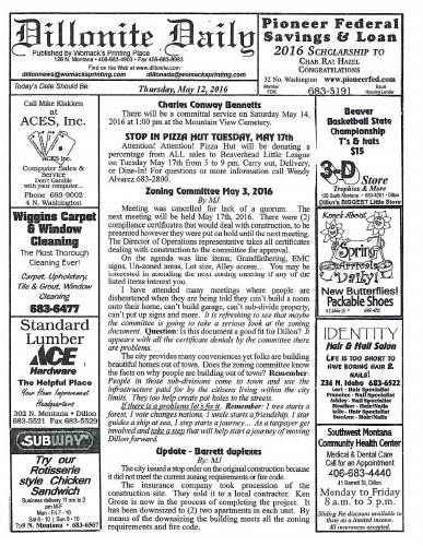 Thursday, May 12, 2016