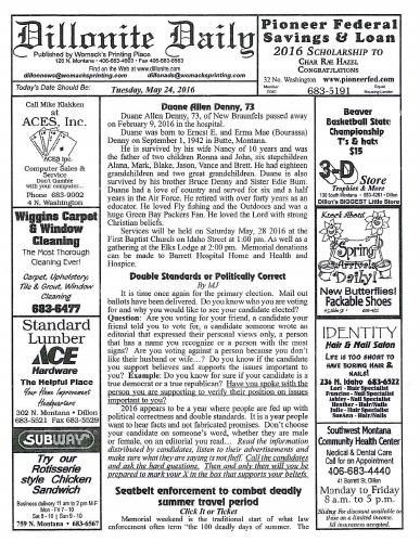 Tuesday, May 24, 2016