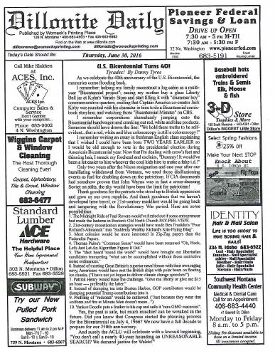 Thursday, June 30, 2016