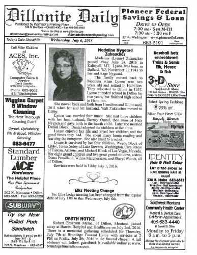 Wednesday, July 6, 2016