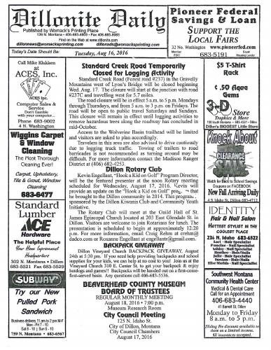 Tuesday, August 16, 2016