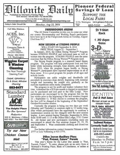Monday, August 22, 2016