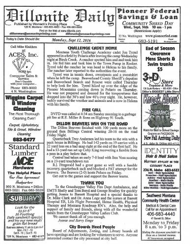 Monday, September 12, 2016