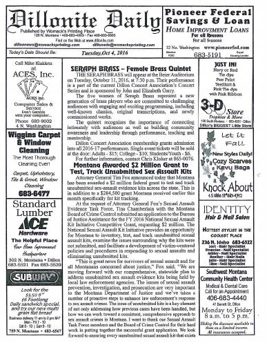 Tuesday, October 4, 2016