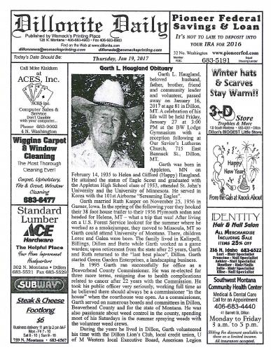 Thursday, January 19, 2017