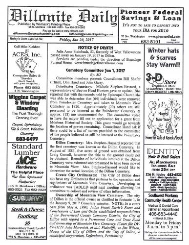 Friday, January 20, 2017