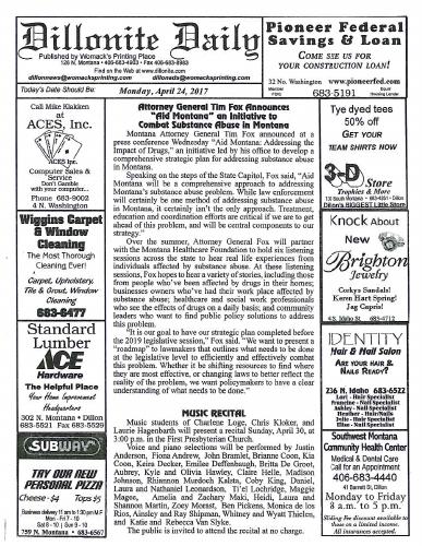 Monday, April 24, 2017