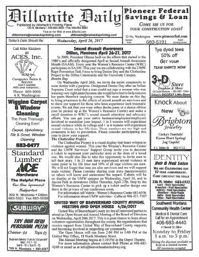 Wednesday, April 26, 2017