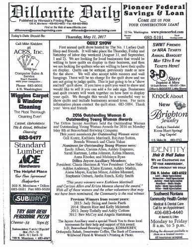 Thursday, May 11, 2017