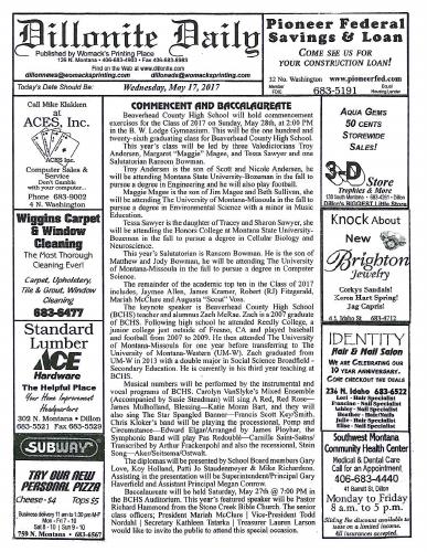Wednesday, May 17, 2017