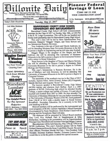 Tuesday, May 23, 2017