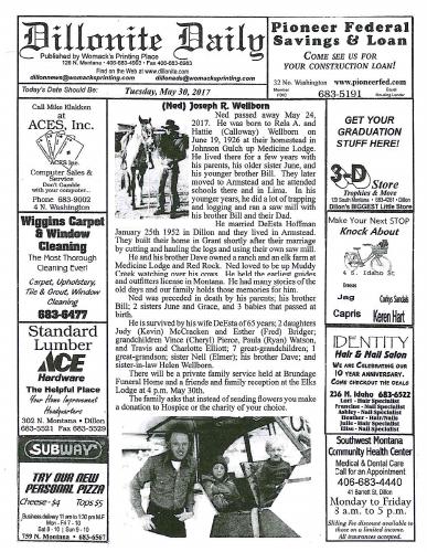Tuesday, May 30, 2017