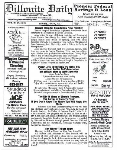 Tuesday, June 6, 2017