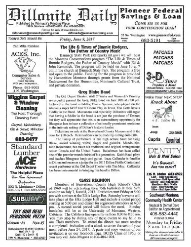Friday, June 9, 2017