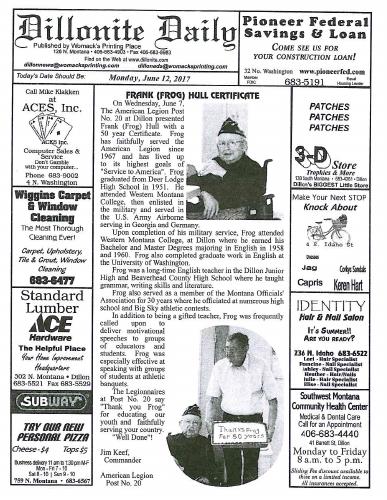 Monday, June 12, 2017