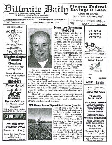 Wednesday, June 14, 2017