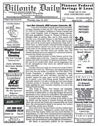 Thursday, June 15, 2017