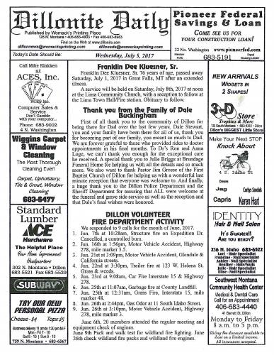 Wednesday, July 5, 2017