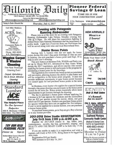 Thursday, July 6, 2017