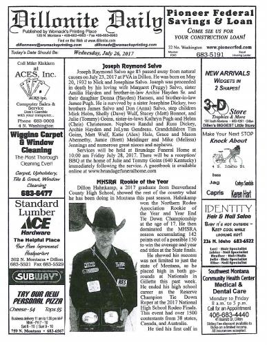 Wednesday, July 26, 2017