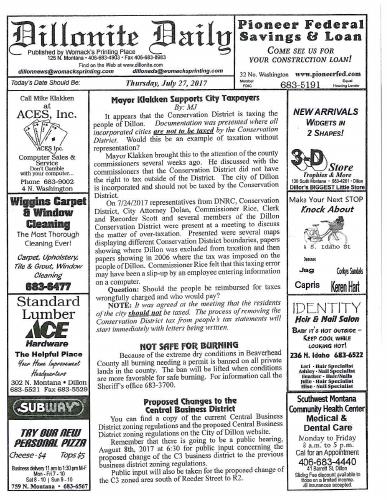 Thursday, July 27, 2017